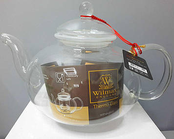 Чайник-заварник Wilmax Thermo 1550 мл з фільтром зі скла 888814 WL