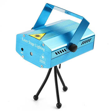 Міні лазерний проєктор Laser W 001 Блакитний (3014643)