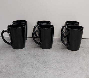 Набір кухлів 320 мл New morning Black 6 шт Luminarc Q0156
