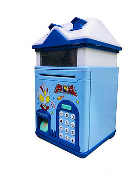 Скарбничка Музична "Будинок", синій EL 510-8