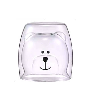 Набір чашок Ardesto Animals 2 шт. із подвійними стінками 250 мл AR2625GA