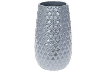 Ваза керамічна 20 см сірий перламутр BonaDi 733-359
