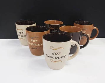 Набір кухлів 200 мл Interos Hot Chocolate MIX 6 шт ТЕХ.УПОК. KW 133