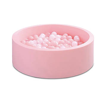 Сухий басейн BabyPlayPen 100 кульок 80 мм Унісекс 1367809927 Рожевий