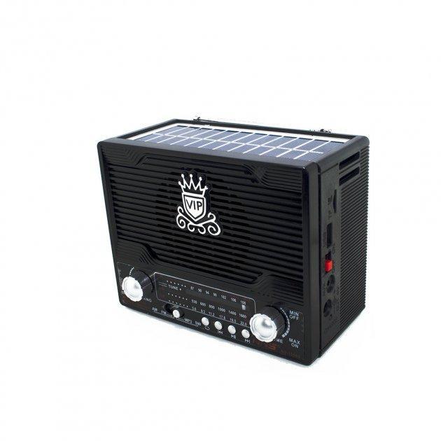 Радіоприймач SOLAR NNS-1556S/USD+SD Чорний, фото 1