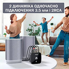 Адаптер UGREEN CM106 Bluetooth 5.1 aptX HD приймач AUX 2RCA та 3.5mm, фото 2