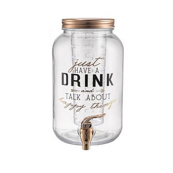 Лимонадник скляний із краном 3.5 л S&T 9037-03