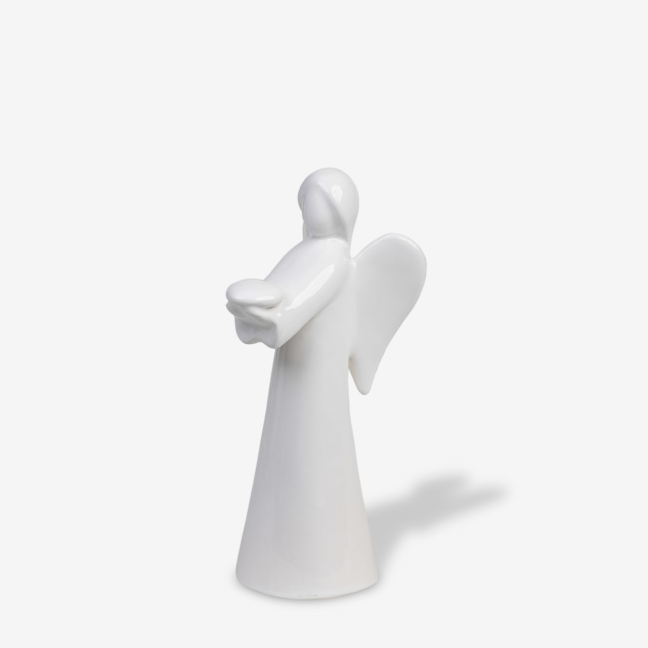 Статуетка Ангел біла кераміка 11*9*25 см Гранд Презент 2013-25