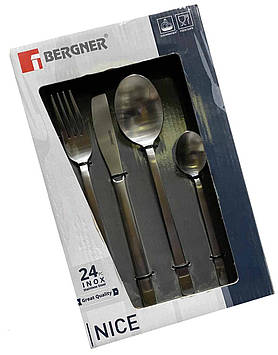 Набір столового приладдя 24 предмети Bergner Nice BG-5360-MM