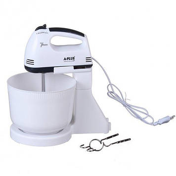 Міксер з чашею A-PLUS 1555 (7 швидкостей, 4 насадки)