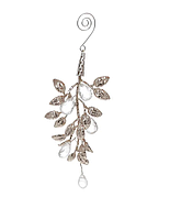 Декоративна підвіска з акриловими намистинами 12 см вишуканий блиск для святкового декору Шампань