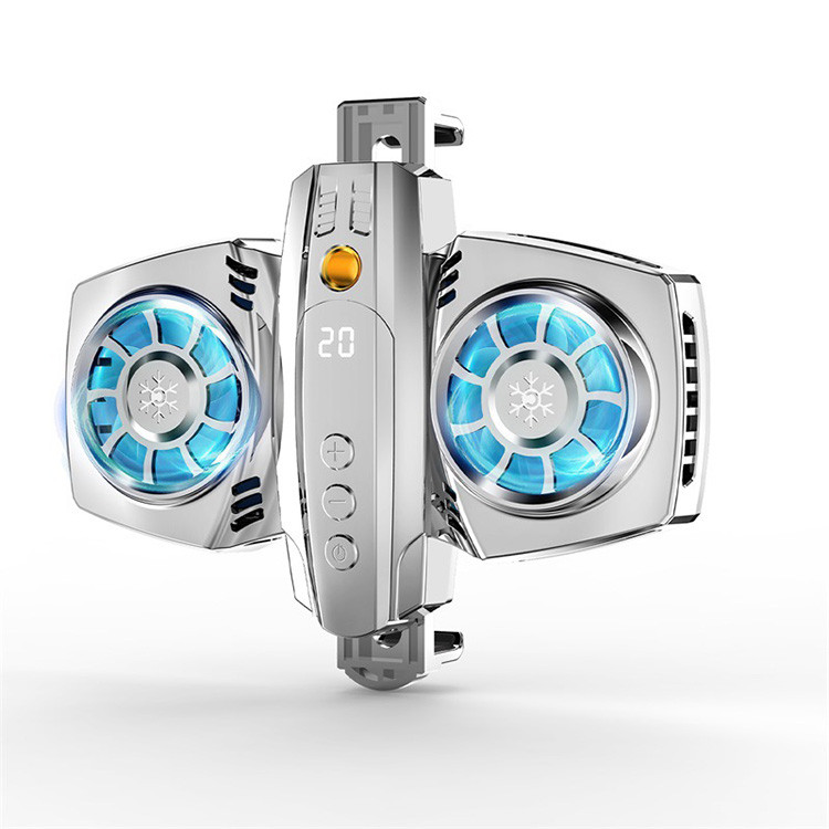 Універсальний напівпровідниковий радіатор-вентилятор для смартфона Union PUBG Mobile K4 Silver, фото 1