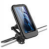 Водонепроникний мотоциклетний велосипедний тримач для телефона Feel Fit 6,5" Чорний, фото 4