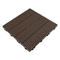 Композитна плитка WPC 30х30х2см Венге (D) SW-00001709