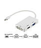Конвертер перехідник Mini DisplayPort на HDMI/DVI/VGA 34113, фото 3