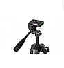 Штатив для смартфона камери та фотоапарата TRIPOD 3366 Чорний, фото 3