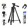Штатив для смартфона камери та фотоапарата TRIPOD 3366 Чорний, фото 7