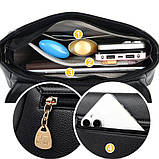 Сумка Italian Bags Dreo 27x10x16 см Чорний (id_876), фото 3