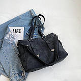 Сумка Italian Bags Hardi black 30х25х15 см Чорний, фото 2