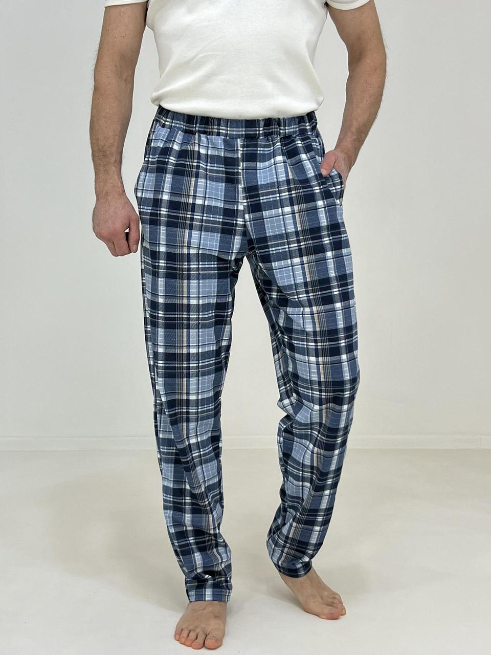 Домашні штани чоловічі Triko Клітка 58-60 Різнокольоровий (64371880-4), фото 1