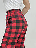 Домашні штани жіночі Triko 52-54 Чорно-червоний (83717824-2), фото 5