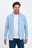 Джинсова сорочка Trend Collection 18306-3 Блакитний S (55685), фото 6