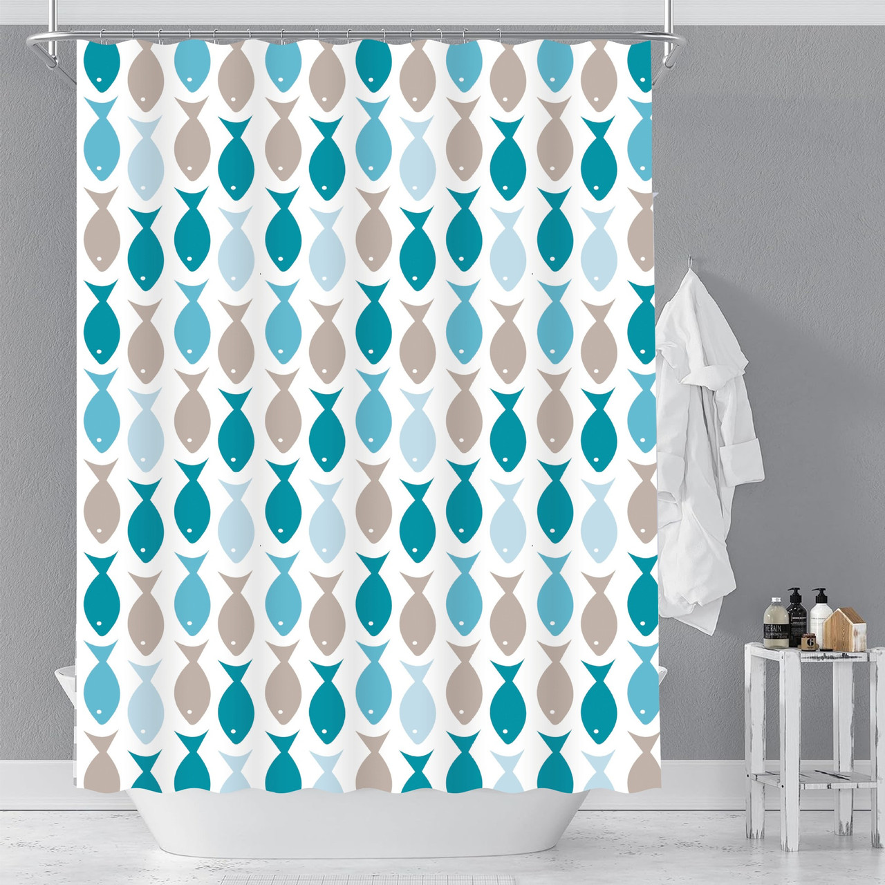 Шторка для душу та ванної кімнати 180*180 см, No 18