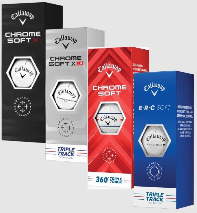 Набір м'ячів для гольфу Callaway Soft 12 шт, білі, фото 1