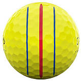 М'ячі для гольфу Callaway ERC Soft 2025 12 шт, жовті, фото 4