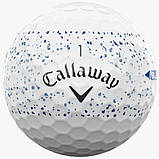 М'ячі для гольфу Callaway Supersoft Splatter 360, 2025 12 шт, біло-синій, фото 3