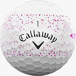 М'ячі для гольфу Callaway Supersoft Splatter 360, 2025 12, біло-рожеві, фото 4