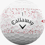 М'ячі для гольфу Callaway Supersoft Splatter 360, 2025 12, біло-червоні, фото 3