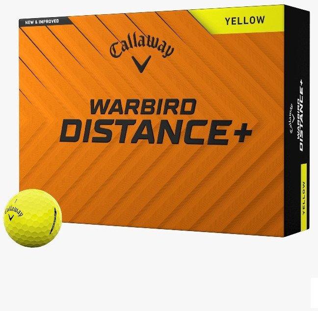 М'ячі для гольфу Callaway Warbird 12 шт, жовті, фото 1