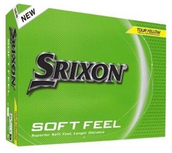 М'ячі для гольфу Srixon Soft Feel 12 шт, жовті, фото 1