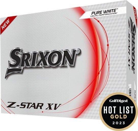 М'ячі для гольфу Srixon Z-Star XV 12 шт, білі, фото 1