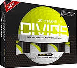 М'ячі для гольфу Srixon Z-Star Divide 12 шт, біло-жовтий, фото 2