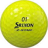 М'ячі для гольфу Srixon Z-Star Divide 12 шт, біло-жовтий, фото 4