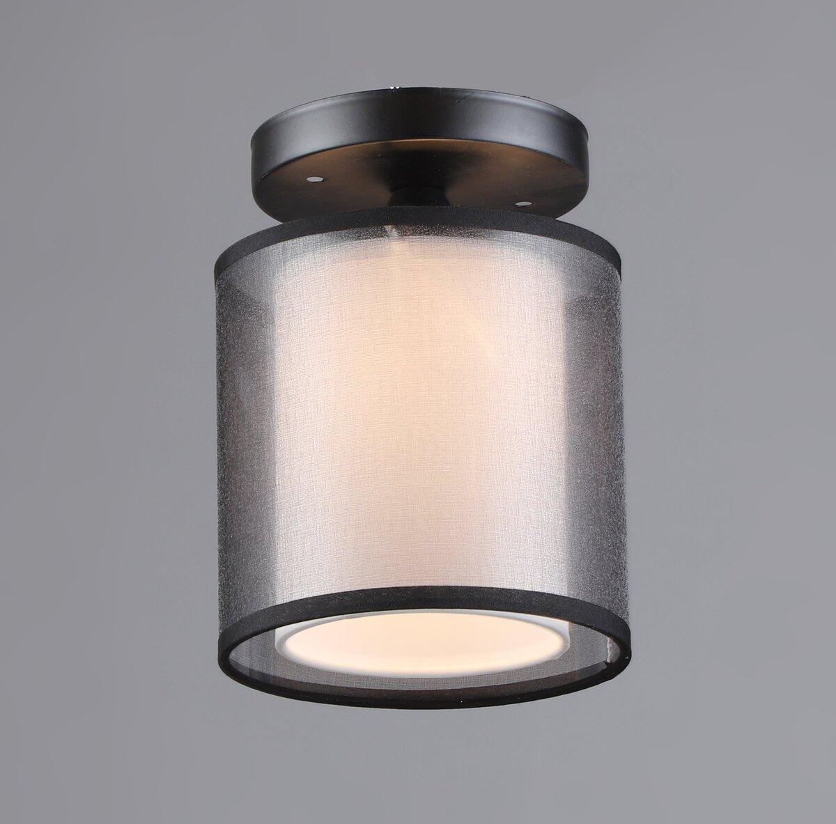 Люстра одинарна підвісна Sirus B N6473/1H BK, фото 1