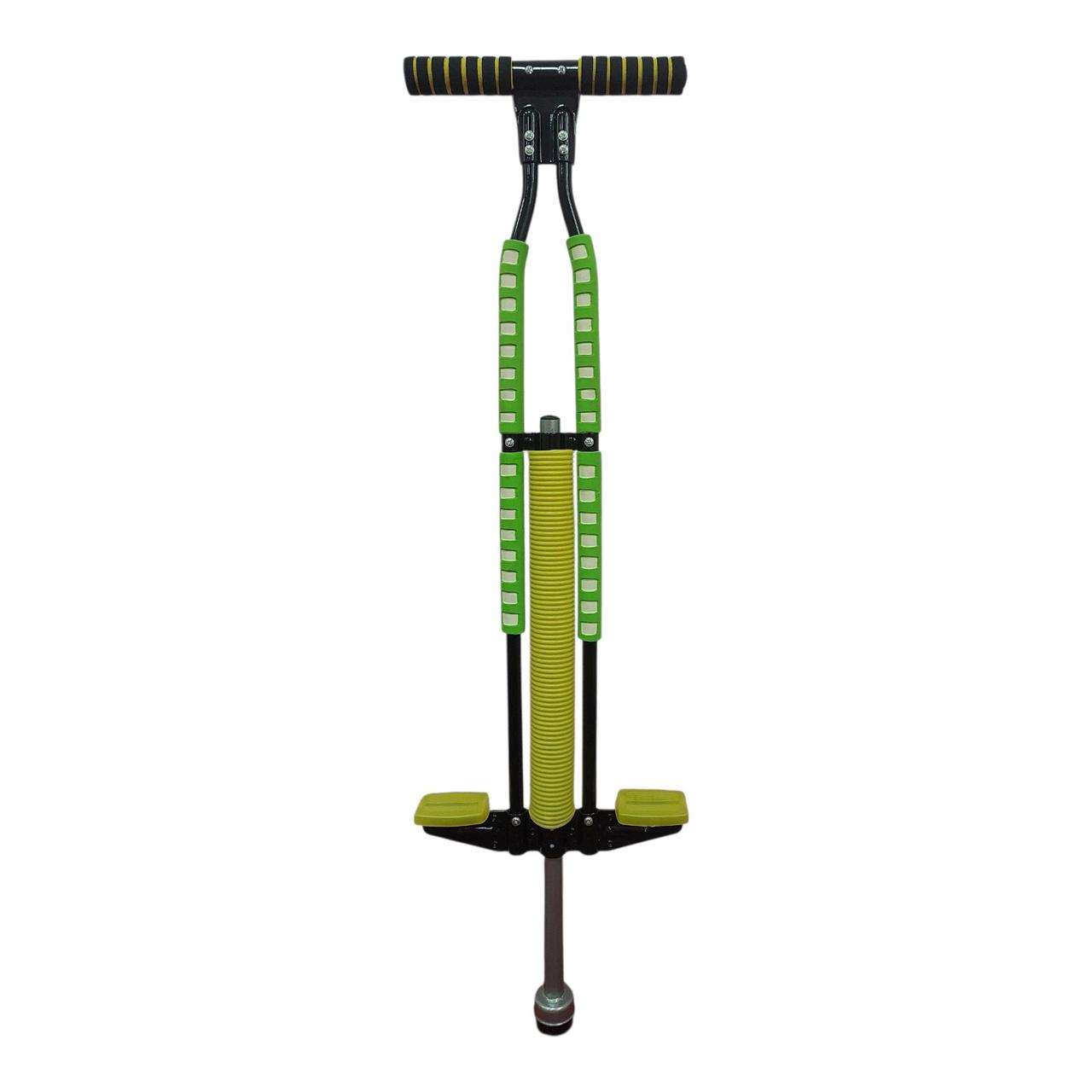 Джампер дитячий Pogo Stick Коник 97*30 см Чорно-Салатовий до 60 кг, фото 1