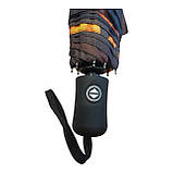 Парасолька автомат Fiaba F25-028 Котики жіноча на 8 спиць з котами Темно-коричнева, фото 6