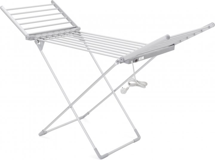 Сушарка для білизни електрична підлогова складана Domotec 8281, Потужність 230 Вт, 146*55*74 см, фото 1