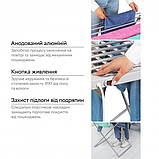 Сушарка для білизни електрична підлогова складана Domotec 8281, Потужність 230 Вт, 146*55*74 см, фото 6