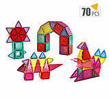 Магнітний конструктор 70 елементів деталей, фото 3
