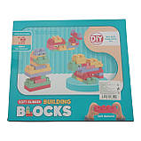Конструктор гумовий силікований Diy Y85 42 елементи м'які гнучкі блоки можна стерилізувати, фото 3