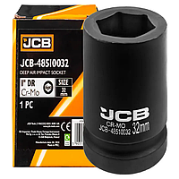 Головка ударна глибока 1" 32 мм (6-гранна) JCB Tools JCB-48510032