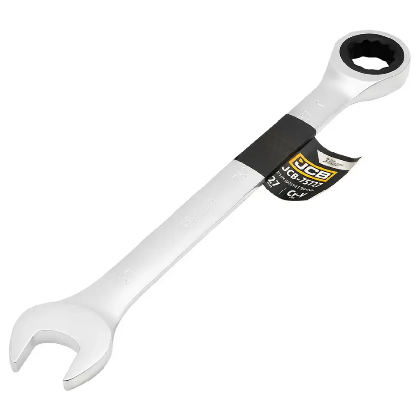 Ключ гайковий з тріскачкою 27 мм JCB Tools JCB-75727, фото 1