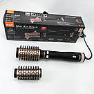 Електрофен для волосся, Електрична щітка-випрямляч для вирівнювання волосся Стайлери локонів IE-68, фото 2