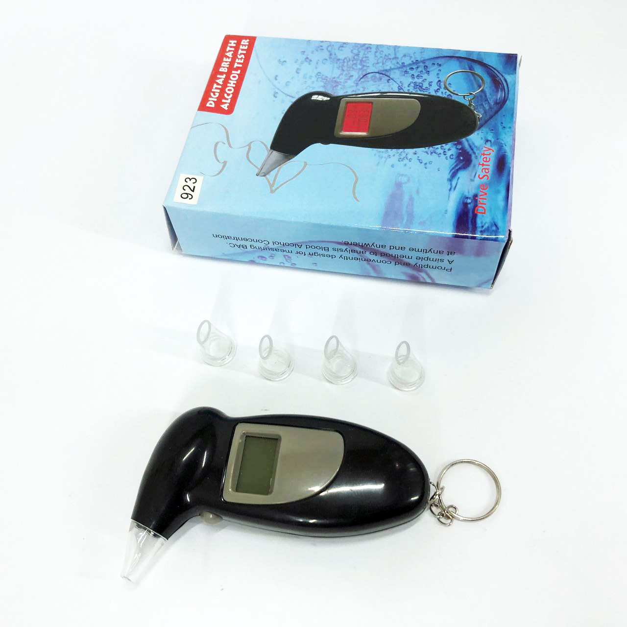 Тестер на алкоголь, Електронний алкотестер із жк-дисплеєм, Портативний цифровий алкотестер ZF-71