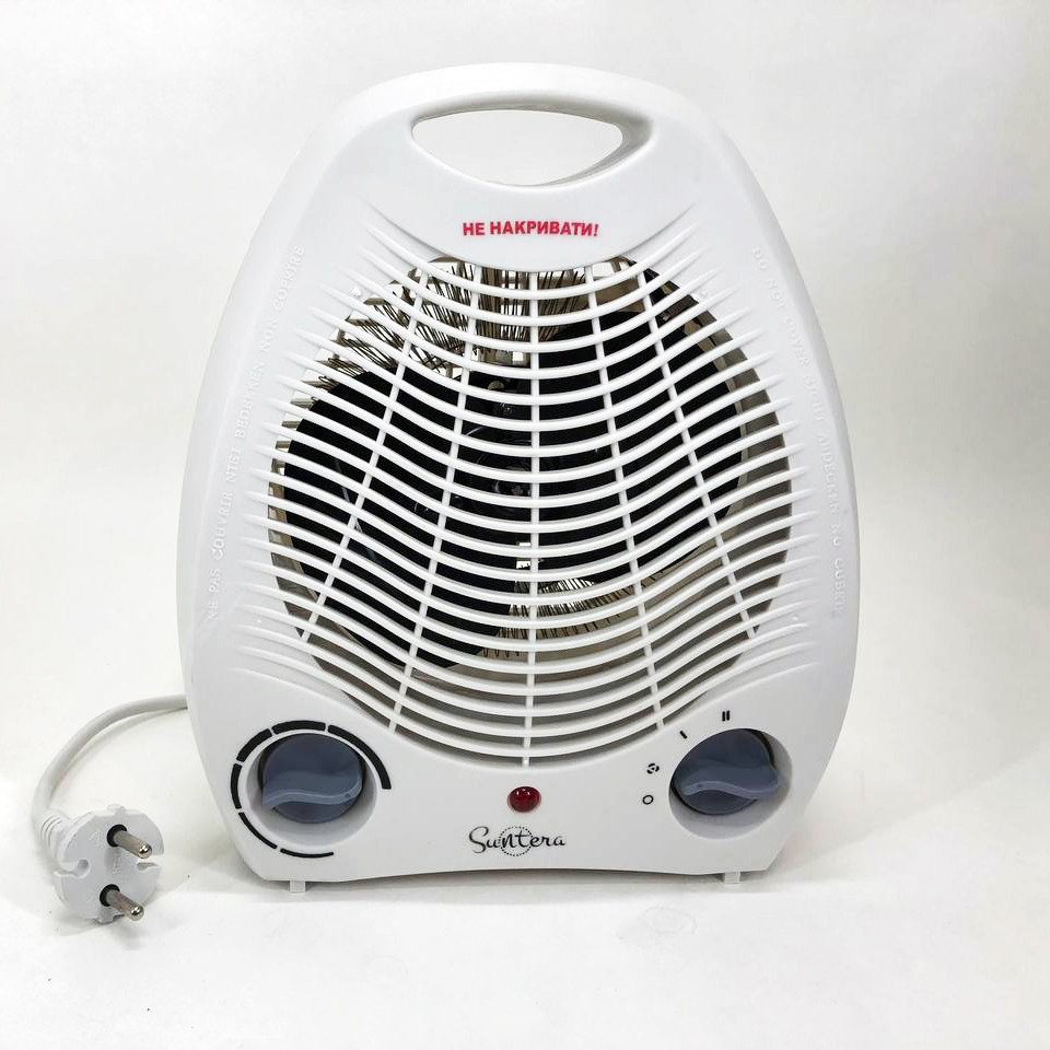 Переносний тепловентилятор для дому Suntera FHW-101, Обігрівач електричний, Обігрівач для опалення дому BA-67