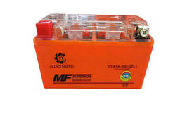 Акумулятор YTX7A-BS OUTDO гелевий 7 АH 150*87*94mm жовтогарячий